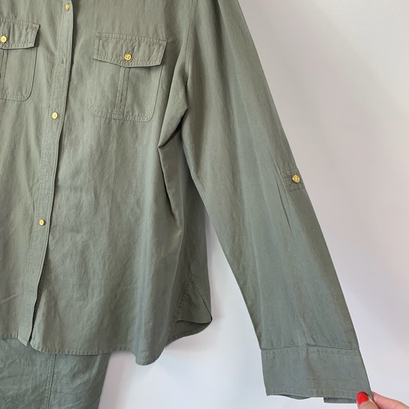 Chico’s Green Pant Set - Picture 4 of 11